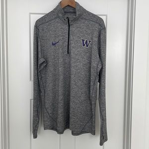 NWOT University of Washington (UW) quarter zip pullover.